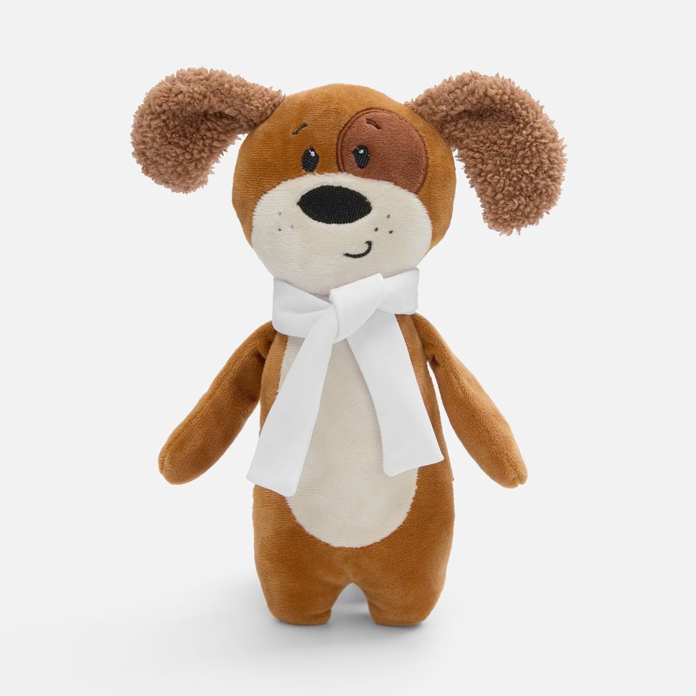 Мягкая игрушка Beastie Toys, собачка с белым шарфом в Нижнем Новгороде